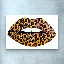 Load image into Gallery viewer, Cheetah Lips Print