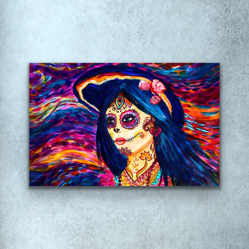 Day of the Dead Lady Print