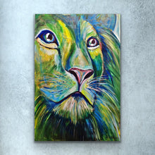 Load image into Gallery viewer, Green Lion Print