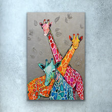 Load image into Gallery viewer, Giraffe Love Print